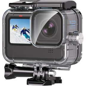Waterproof Case for GoPro Hero 9 10 11 12 13 Black Ideal for Diving Surfing Snorkeling and Other Water Sports Activities Durable and Shockproof Protection for Ultimate Underwater Experience