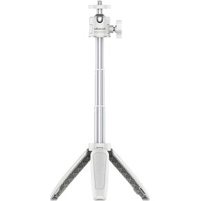 1/4" Mini Tripod for Vlogging Cameras Black + White