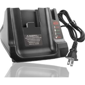 【LCS40 Charger 】 Compatible with Black and Decker 36v 40V Max Lithium Battery LBXR36 LBXR2036 LBX2040 LST540 LBX1540...Replacement for Black and Decker 40v Charger LCS40 LCS36 LCS436...