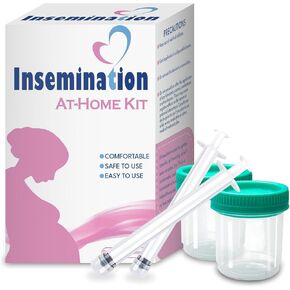 Insemination Kit at Home for Natural Conception - Fertility Support for Women and Families, Includes 2 Applicators & 2 Collection Cups