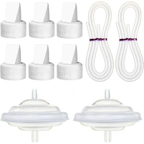 PumpMom Tubing Duckbill Valves and Backflow Protector for Spectra, Replacement Pump Parts for Spectra S1 S2 9 Plus and Motif Pump Accessories