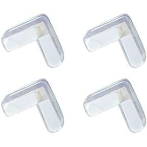 4Pcs Transparent Table Corner Protector Angle Pad Child Corner Guard Baby Table Corner Bumper Attractive,Safety