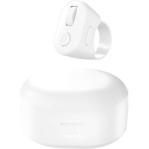 Tiktok Scrolling Ring, Page Turner for iPad & Android Tablet Ebook Reading, Bluetooth Connected, Remote Control for iPhone Series, iPad, Android Phone, and More