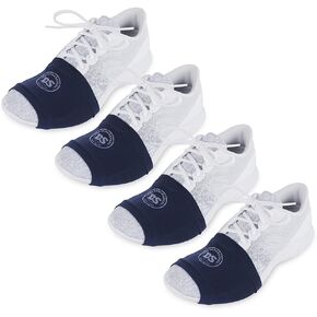 THE DANCESOCKS - The Original Over Sneaker Socks for Dance | Made in USA | Smooth Floors (Navy/4 Pairs)