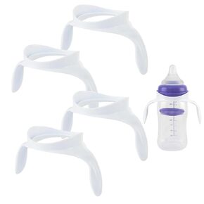 Baby Bottle Handles Compatible for Lansinoh Bottles, Feeding Bottles Holder Accessories, Pack of 4