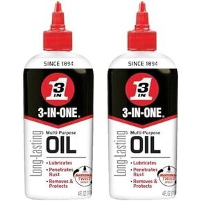 3-IN-ONE 100703WD4 Multi-Purpose Oil with Telescoping Spout (Pack of 2)