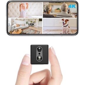 4K Wireless Camera Camera WiFi Mini Home Spy Camera Hidden Hidden Camer