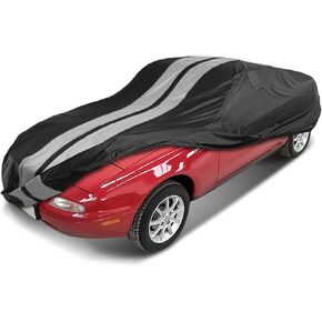 iCarCover Premium Car Cover for 2006-2015 Mazda MX-5 Miata Waterproof All Weather Rain Snow UV Sun Hail Protector for Automobiles, Automotive Full Exterior Indoor Outdoor Car Cover
