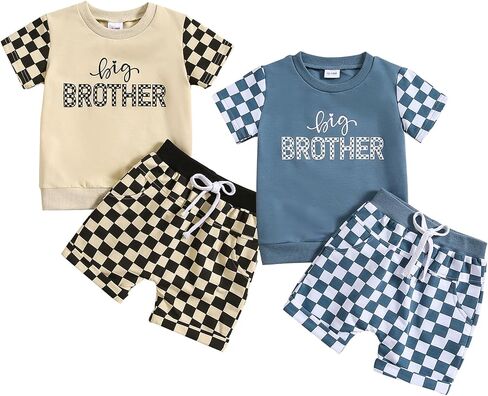 Baby Boys 4-Piece Cotton Shorts T-Shirt Summer Outfit Sets Infant Clothes in Saudi Arabia