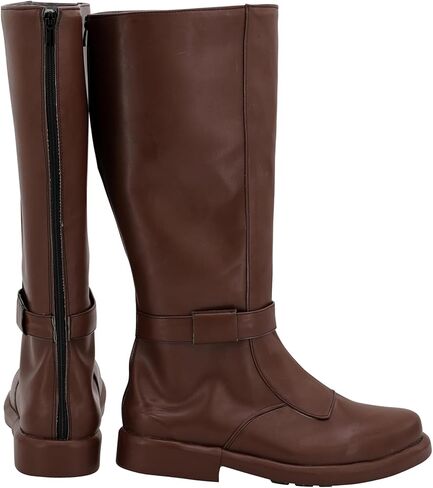 Mens Anakin Skywalker Costume Boots Obi Wan Kenobi Cosplay Leather Boots Jedi Boots Shoes Halloween Cosplay Prop in Saudi Arabia