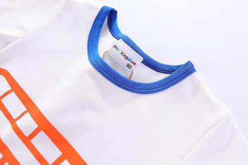 Littlespring Boys Outfits Summer Mottor Cartoon Patter in Saudi Arabia
