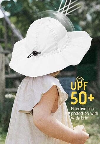 Zando Baby Sun Hat Toddler Upf 50+ حماية من أشعة الشمس القبعات الصغار في الهواء الطلق للفتيان in Kuwait