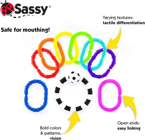 Sassy Ring O Links 9 Piece Set (Pack of 2) in Saudi Arabia