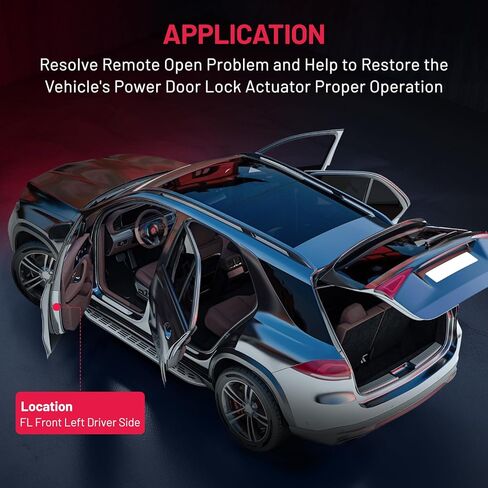 Door Lock Actuator Motor Compatible with Nissan Tiida 2007-2013 Nissan Versa 2007-2010 Replacement for 937-281, 80500-EL010, 80500EL01A, 80500-EL01B - Front Right Driver Side in Kuwait