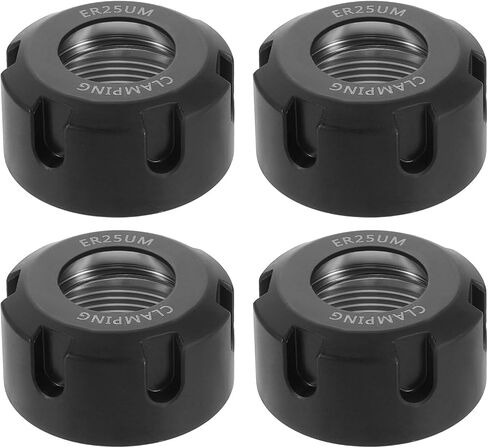 uxcell 4pcs Clamping ER32UM(M40) Collet Clamping Nuts for CNC Milling Chuck Holder Lathe in Saudi Arabia