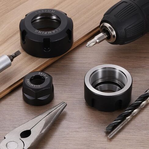 Uxcell 4pcs Clamping Er32um (M40) Collet Clamping Nuts for CNC Milling Chuck Holder مخرطة in Saudi Arabia