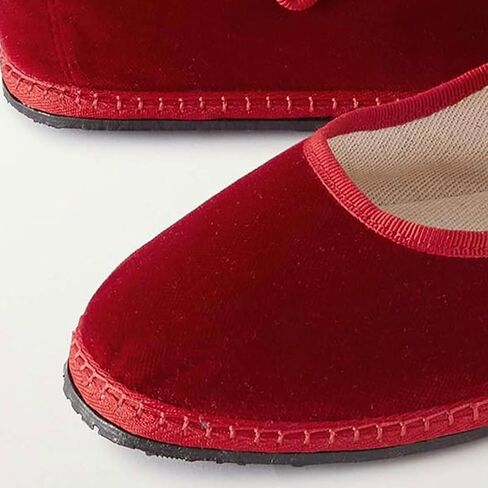 Velvet Ballet Flats for Women Suede Round Toe Cute Mary Jane Flats Slip On Casual Dressy Comfortable Ballerina Shoes in Saudi Arabia