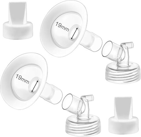 21mm Silicone Flanges Compatible with Spectra S2 S1 9 Plus Breastpumps Accessories, Replacement Breast Shield for Spectra Pump Parts and Flange in Saudi Arabia