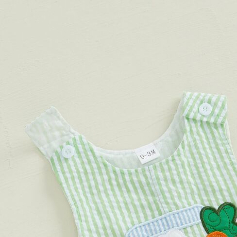 Newborn Baby Boy Ovrealls Outfit Bunny Romper Sleeveless Jumpsuit Bodysuit Summer Spring Clothes in Saudi Arabia