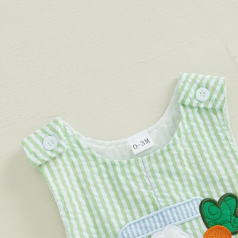 Newborn Baby Boy Ovrealls Outfit Bunny Romper Sleeveless Jumpsuit Bodysuit Summer Spring Clothes in Saudi Arabia