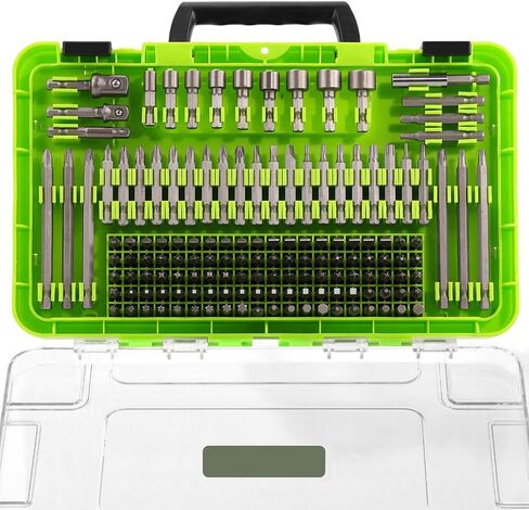 YOUGFIN Screwdriver Bit Set 142 Pieces, Chrome Vanadium Steel Driver Bits, Includes Nut Drivers, Magnetic Bit Holder, Adaptors in Kuwait