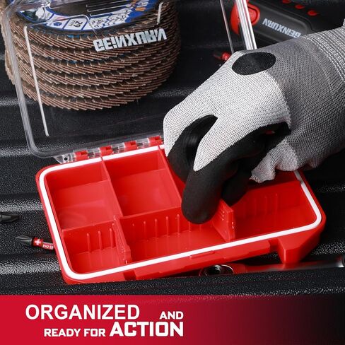 43pieces Screwdriver Bits Set, Impact Magnetic S2 Steel Multi Insert Power Bits Tips with Impact Bit Holder and Two Storage Box（PH/TORX/SQ/PZ/HEX/SL） in Kuwait