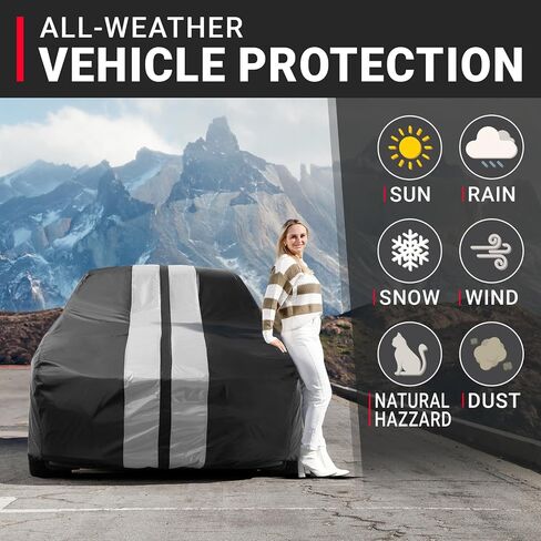 iCarCover Premium Car Cover for 2006-2015 Mazda MX-5 Miata Waterproof All Weather Rain Snow UV Sun Hail Protector for Automobiles, Automotive Full Exterior Indoor Outdoor Car Cover in Saudi Arabia