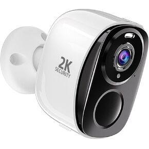 5G/2.4G WiFi Security Cameras Wireless Outdoor, 2K 5G Security Camera with AI Motion Detection, Color Night Vision, Siren, IP65, 2-Way-Audio, Support Alexa&Google Assistant, Cloud/SD (4)
