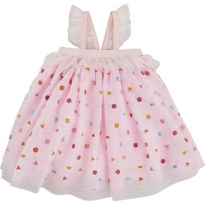 Mud Pie Baby Girls Children's Sparkle Mesh Birthday Dress