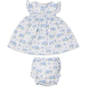 kisy kissy baby girls اطفال فستان طباعة الأزرق السماوي