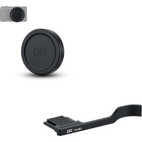 JJC Metal Lens Cap with Thumb Up Grip for Ricoh GR IIIx GR III (Not for GR2)