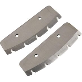 2Pcs 8 Inches Ice Auger Blades, Ice Fishing Auger, Ice Auger Blades 8 Inch, Hand Auger Ice Fishing, Ice Auger For Drill, Electric Ice Auger 8 Inch