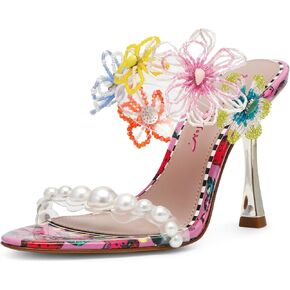 Betsey Johnson Women's Goldiee Heeled Sandal