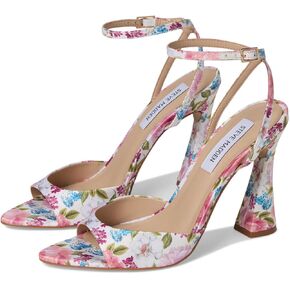 Steve Madden Women's Beki Heeled Sandal, Floral Multi, 7.5