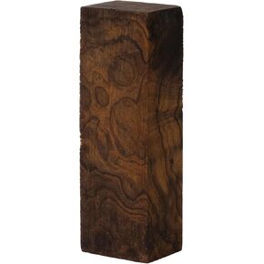 حزمة IECAP LLC من الخشب الصلب من الخشب الصلب - الخشب الغريب - خشب الخشب - خشب الخشب الصلب - الخشب الطبيعي لحرف DIY - الحجم 5 1/8 × 1 3/4 × 1 1/4 بوصة (نمط كرة الأرض)