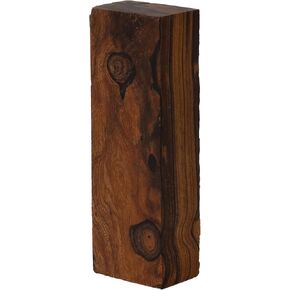 IECAP LLC Pack of 1 Hardwood Ironwood - Exotic Wood – Woodchucks Wood – Hardwood Lumber – Natural Wood for DIY Crafts – Size 5 1/8 x 1 3/4 x 1 1/4 inches (Burl Ball Pattern) in Kuwait