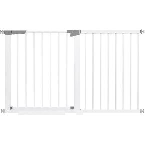 79.5“-82"Extra Long Baby Gates for Large Openings Extra Wide, Outdoor Dog Gates for The House, Pet Gate Indoor, Child Proof Gate, Kiddie Gates, Adjustable Baby Fence for Doorways