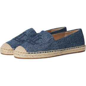 Lauren Ralph Lauren Women's Cameryn Washed Denim Espadrille Loafer Flat