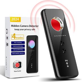 Hidden Camera Detectors，Upgraded Camera Detector， Bug Detector Anti Spy Camera Finder，GPS Tracker Detector，6 Levels Sensitivity 4 Modes，for Hotels, Home, Office, Protect Your Privacy in All aspects