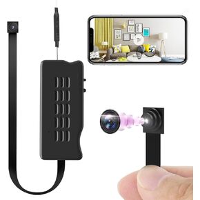 Hidden Camera - Mini Security Camera - Tiny WiFi Spy Camera - HD 1080P - Small DIY Module Nanny Cam for Home Use
