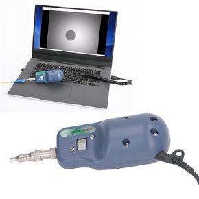 400X Fiber Optic Microscope, Fiber Inspection Probe ABS 400X Fiber Optic Handheld Optic Fiber Detector USB Connection Optic, USB Microscopes