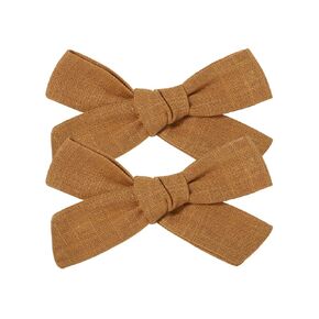 3.2 Inch Linen Baby Girl Hair Clips, Hair Bows for Toddler Kids, Alligator Clip Hair Accessories for Babies, Light Green