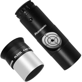 Astromania 1.25" 4mm Plossl Telescope Eyepiece - Bundle with - Alignment 1.25" Next Generation Laser Collimator