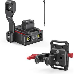 SMALLRIG Power Supply Base Plate for DJI RS 2 / RS 3 Pro/RS 4 Pro Gimbal + Mini V Mount Battery Plate