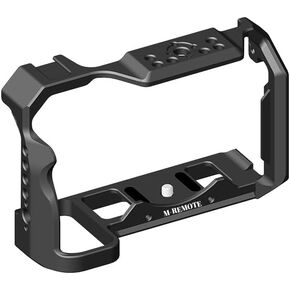 Aluminum Alloy Video Camera Cage Rig for Nikon z5/z6/z7/z6II/z7II/Z6III w Cold Shoe Mount 1/4&3/8 Inch Screw Holes Full DSLR Aluminum Alloy Video Camera Cage Rig