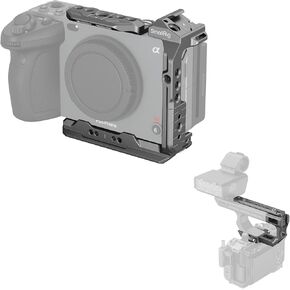 SmallRig HawkLock Quick Release Half Cage for Sony FX3 / FX30 + SmallRig Extension Mount Plate Kit