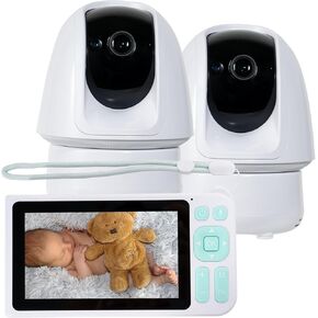 Video Baby Monitor Bundle (1 Monitor + 2 Cameras)