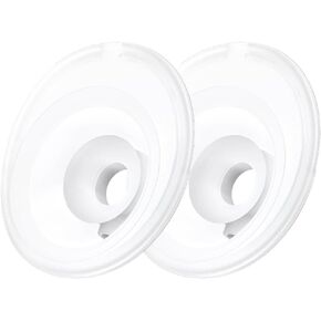 2pcs Double-Sealed Flange 24mm Compatible with Momcozy M5 Breast Pump, 24mm Flange M5 Breast Pump Replacement Accessories,Not for Others