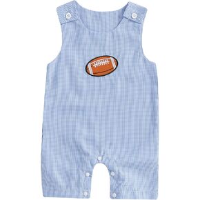 Newborn Baby Boy Girl Baseball Outfit Sleeveless Stripe Romper Overalls One Piece Jumpsuit Baby Summer Clothes