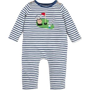 Mud Pie baby-boys Children's Golf Stripe 1pc